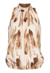CHOKER MIT ABSTRACT  - Pluus - beige
