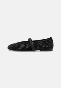BLAIR - Ankle strap ballet pumps - black