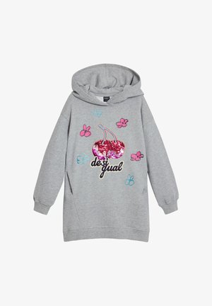 CHERRY HOODED - Dnevna haljina - gray