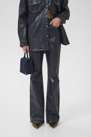 PIPER - Jeans a zampa - rinse wash denim
