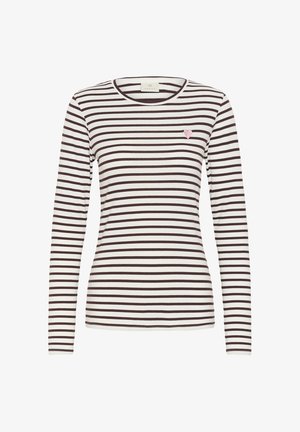 Kaffe, LIDDY - T-shirt à manches longues - chalk fudge-wild rose heart