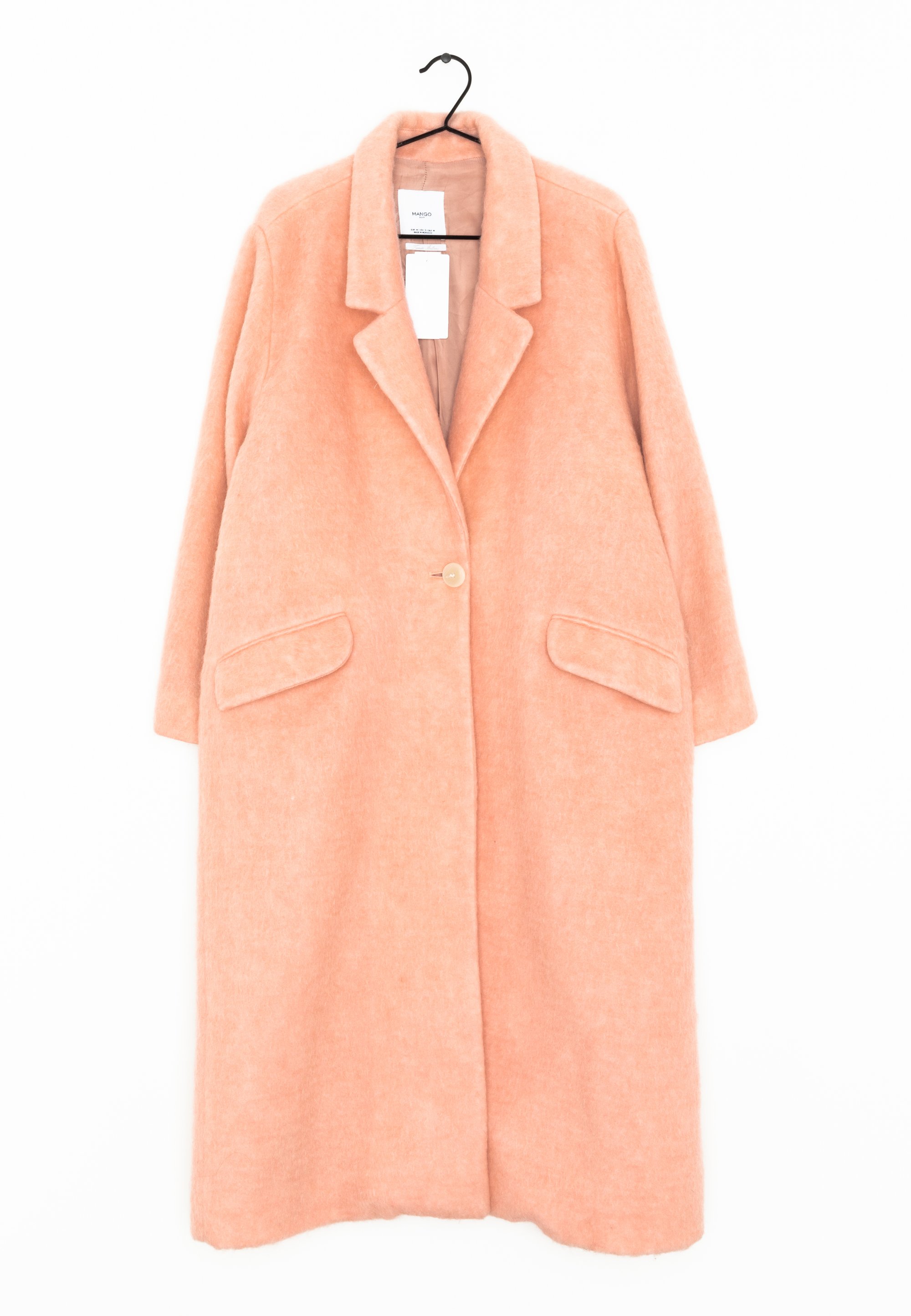 Mango Klassischer Mantel orange (Pre-owned) Zalando