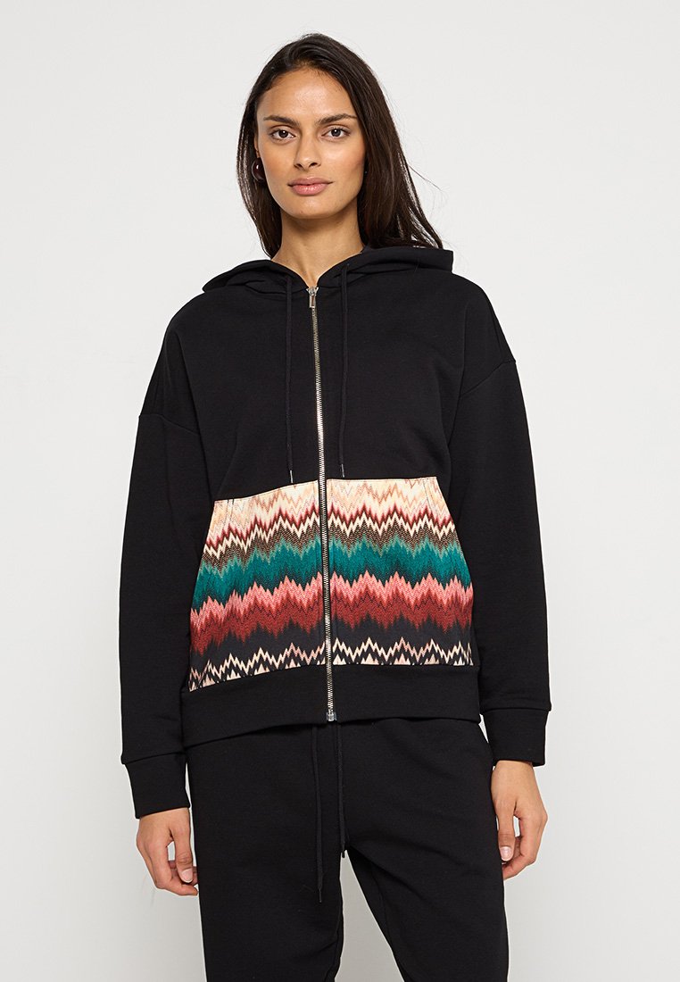 Missoni Sweater met rits zwart