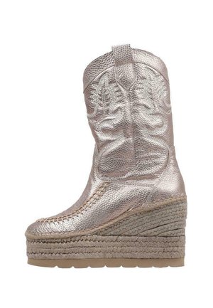 Vidorreta Bottes de cowboy / motard - metalic