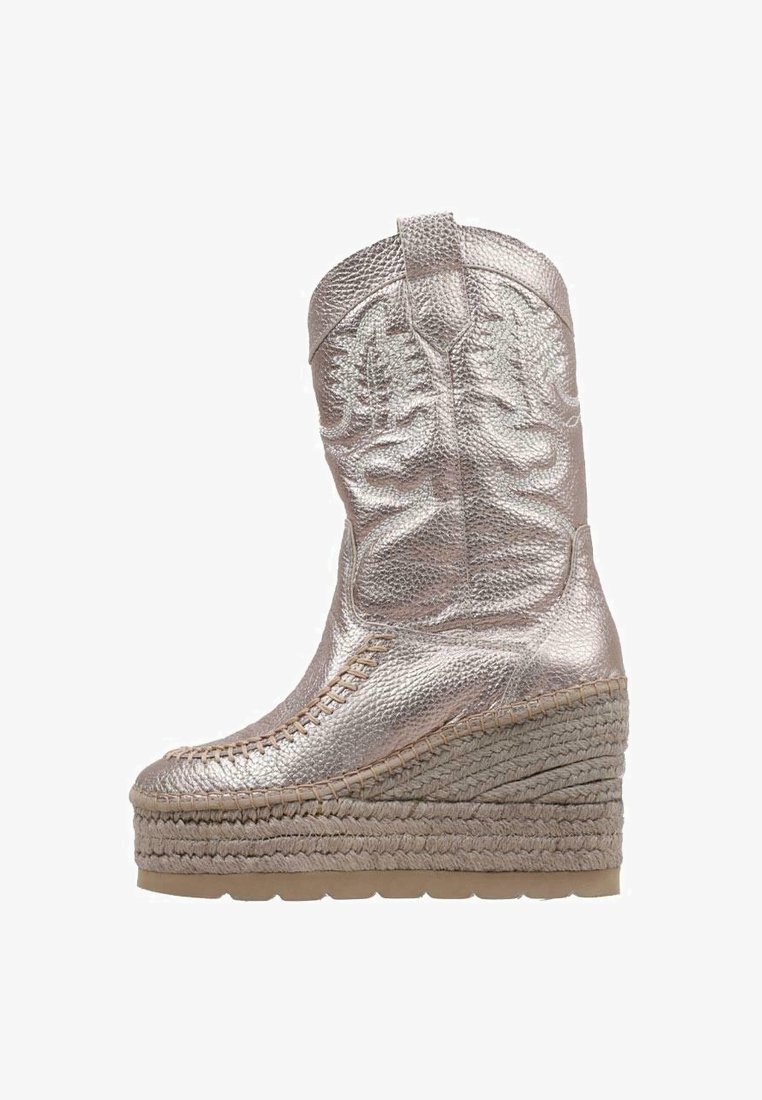 Vidorreta Bottes de cowboy / motard - metalic