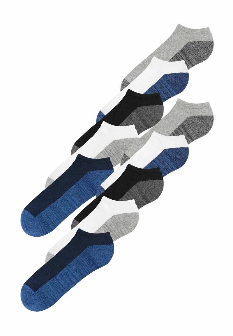 Next CUSHIONED 10 PACK - Strumpor - black white grey