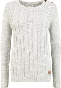 OXPHIA - Stickad tröja - lig grey m