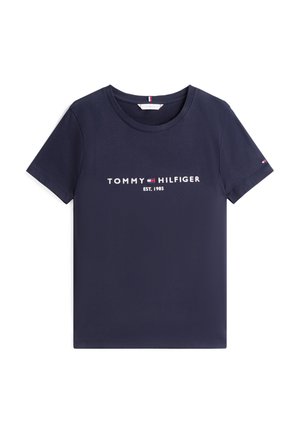 Tommy Hilfiger HERITAGE  - Trükipildiga T-särk - marine