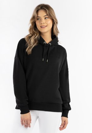 IDEM - Felpa con cappuccio - schwarz