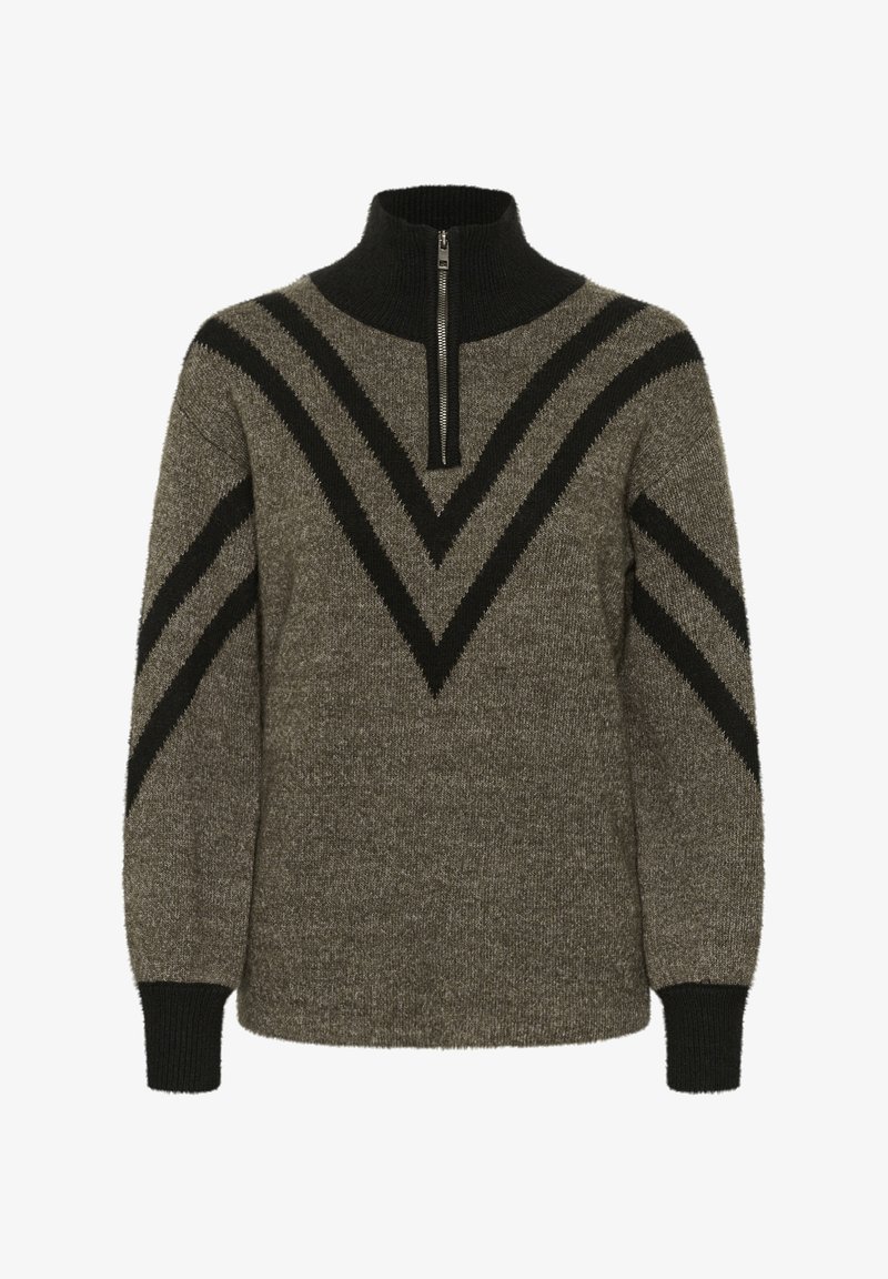 Kaffe Jersey de punto major brown melange/marrΓ³n oscuro