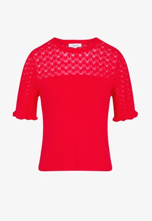 Morgan, T-Shirt basic - rouge