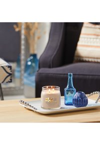 Yankee Candle SIGNATURE MEDIUM JAR VANILLA CRÈME BRÛLÉE - Tuoksukynttilä - brown