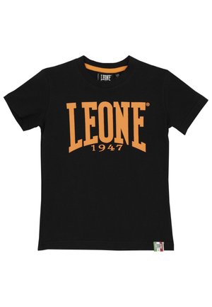 LEONE 1947, BOY T-SHIRT SHORT SLEEVES BASIC - T-shirt imprimé - black