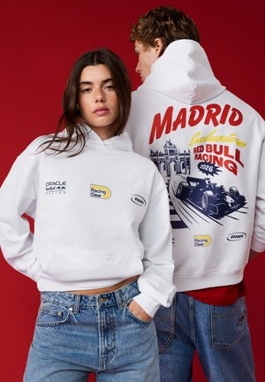 Red Bull Racing x Pepe Jeans, RED BULL RACING X PEPE JEANS BASIC T-SHIRT PUERTA ALCALA HOODIE UNISEX - Hoodie - white