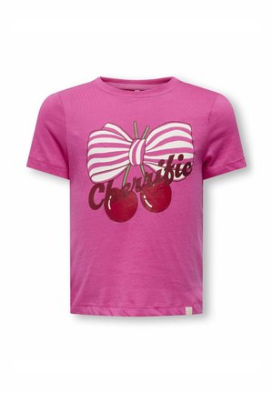 ONLY MINI KMGCANDY - Print T-shirt - fuchsia fedora
