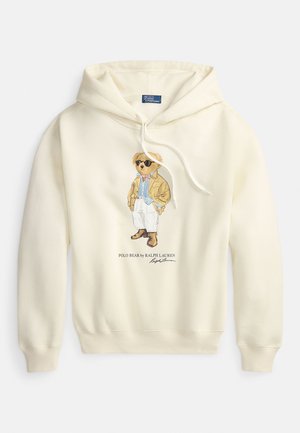 POLO BEAR FLEECE HOODIE - Sweatshirt - parchment cream