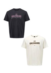 Unselected, weiß-dunkelblau