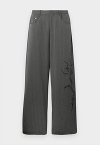GOTHIC PINSTRIPE GOLIATH TROUSERS - Pantaloni - grey
