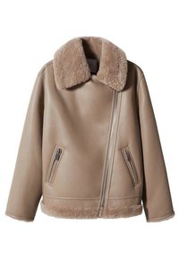 Mango Giacca in similpelle - brown