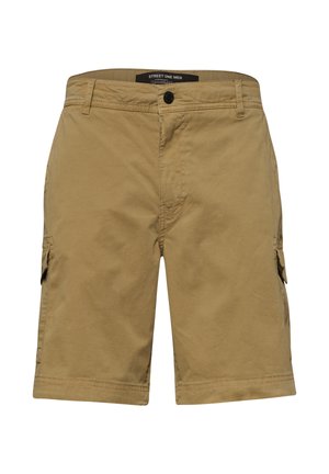 Street One MEN, REGULAR FIT JOGG SHORTS IN A CARGO LOOK - Shorts - coastal sand