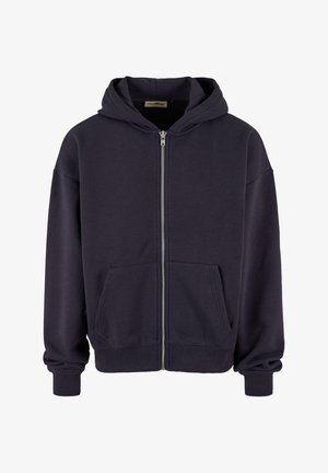 HOODIE - Majica s kapuljačom i patentnim zatvaračem - navy