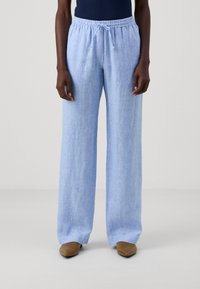 Samsøe Samsøe HOYS STRING TROUSERS - Nadrágok - mid blue