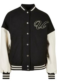 BIG U COLLEGE  - Bomber-jakk - black palewhite