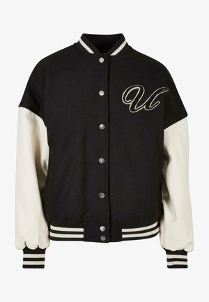 BIG U COLLEGE  - Blouson Bomber - black palewhite