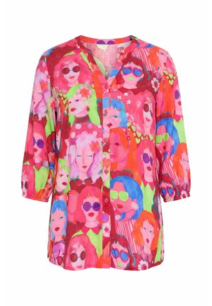 Angel of Style, BLUSE, A-LINIE, GESICHTER-MUSTER - Blusa - pale heather