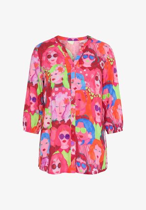 Angel of Style, BLUSE, A-LINIE, GESICHTER-MUSTER - Blouse - pale heather