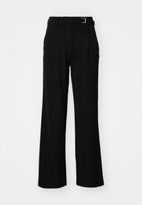 ONLREBECCA BELT WIDE PANT - Pantalon classique - black