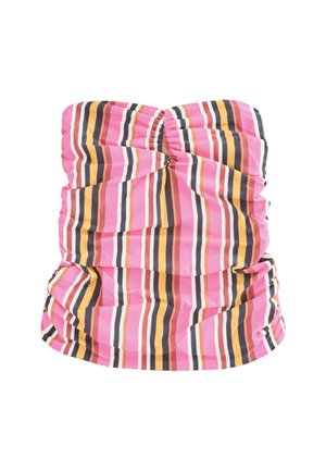REGULAR FIT - REVERSIBLE - Bikini-Top - cream pink animal