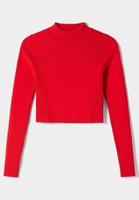 Bershka Maglione - red