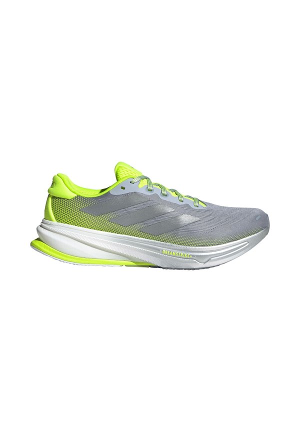 SUPERNOVA RISE 2 - Road running shoes - halo silver silver metallic lucid lemon3