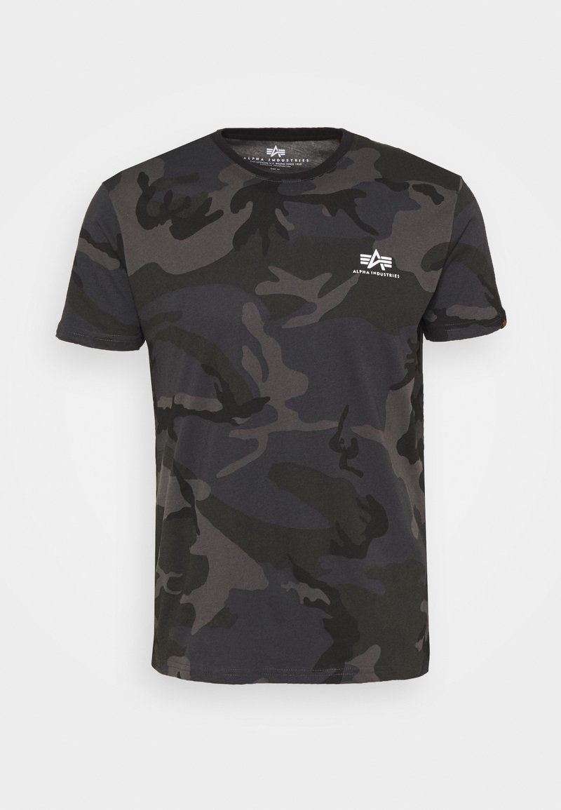 Alpha Industries - CAMO - T-Shirt print - black, Vergrößern