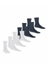 FALKE HAPPY 6-PACK - Calze - white/grey