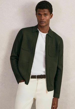 REGULAR FIT - ROBERTO - Kardigan - forest green