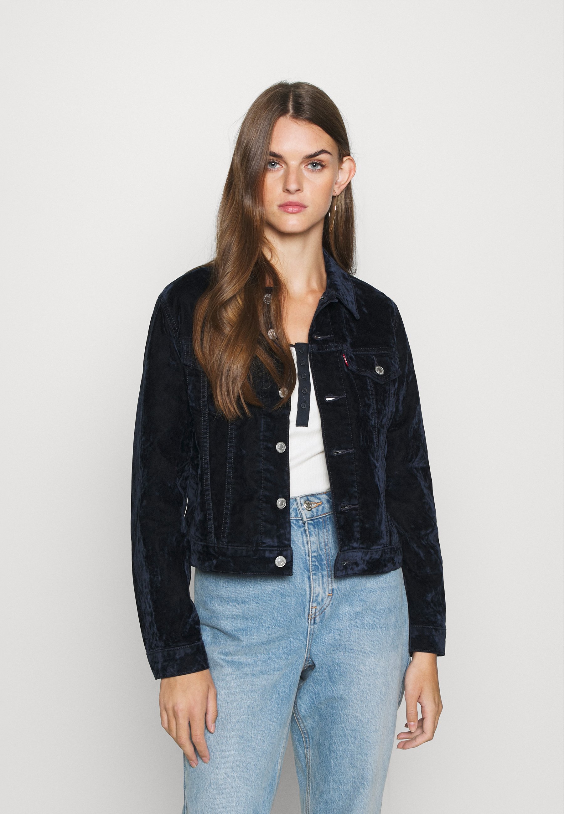 levi's indigo denim jacket