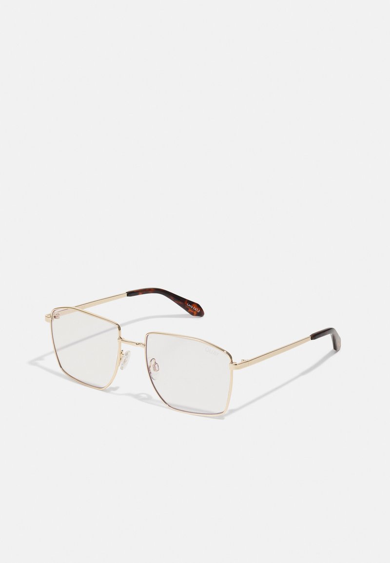 QUAY AUSTRALIA INSIGHTS UNISEX Blue light glasses goldcoloured