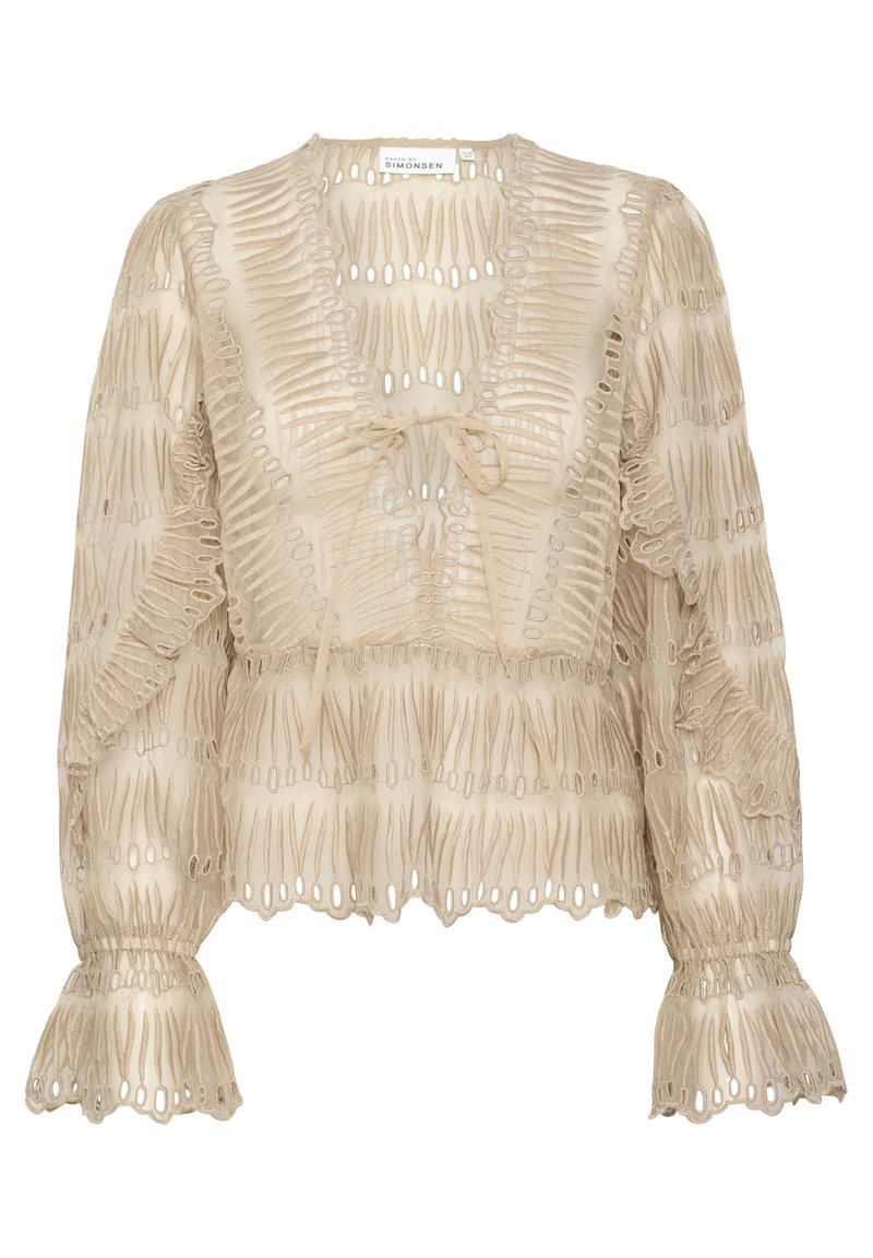 Karen by Simonsen Blouse lichtbruin