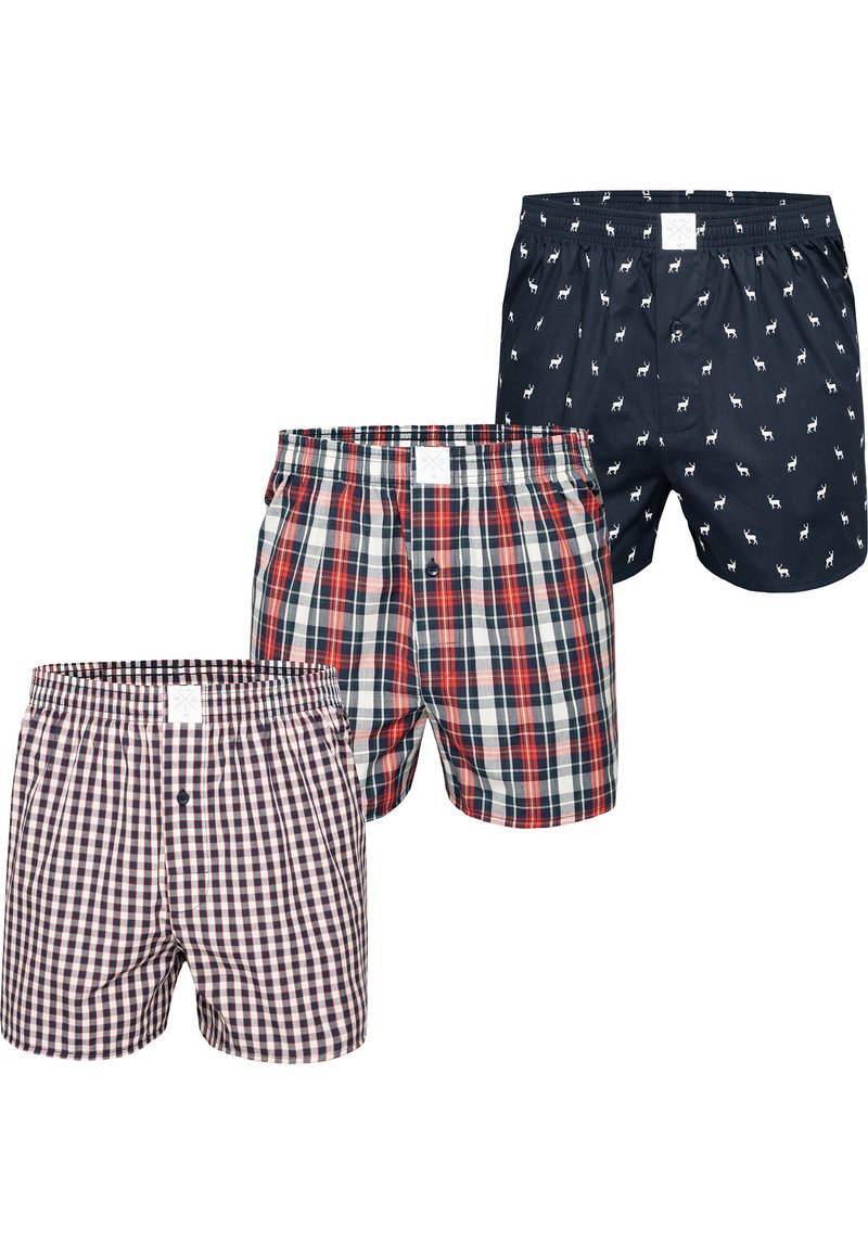 MG-1 3-PACK CLASSICS - Boxershorts - light red