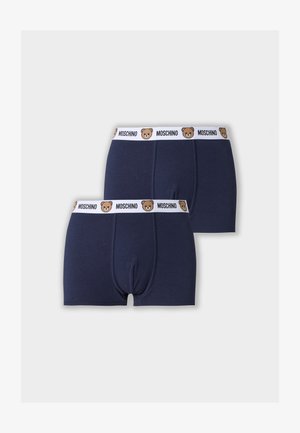Moschino Underwear, CARRY OVER NEW BEAR PARIGAMBA 2 PACK - Boxer aderenti - blu