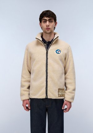 Napapijri, T-ARCHIVE FLEECE FZ. - Fleecejas - light beige