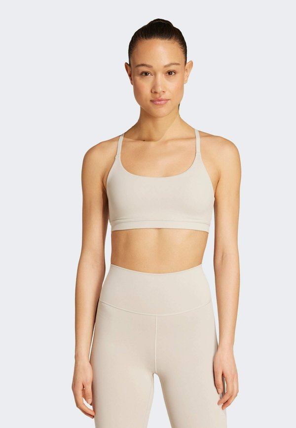 ALL ME LS - Light support sports bra - beige