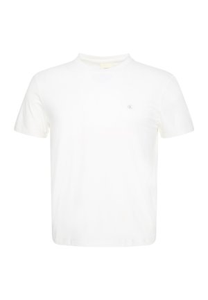 Calvin Klein, SLIM MONOGRAM TEE LIQUID TOUCH - Lihtne T-särk - bright white