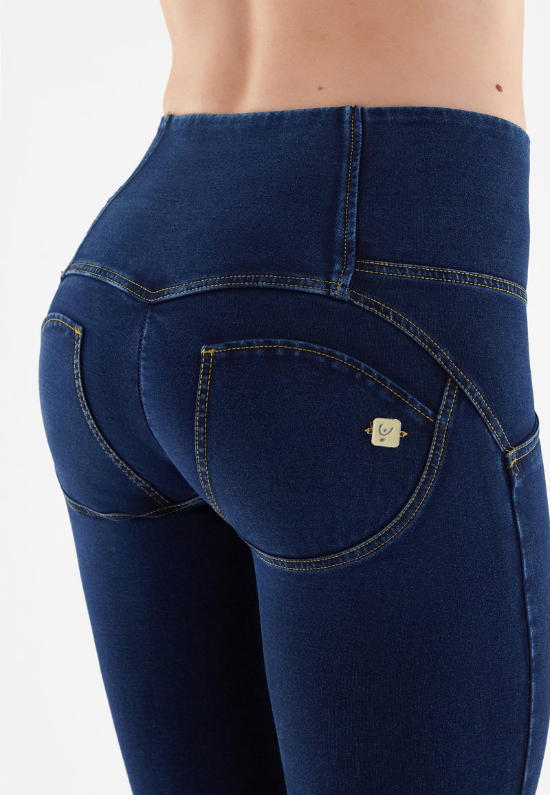 Freddy VITA ALTA CON BOTTONI - Vaqueros pitillo - denim