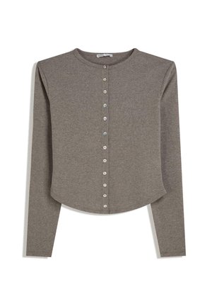 BUTTONED - Strickjacke - sand