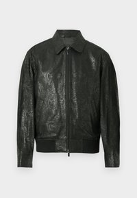 YUZE - Læderjakker - black