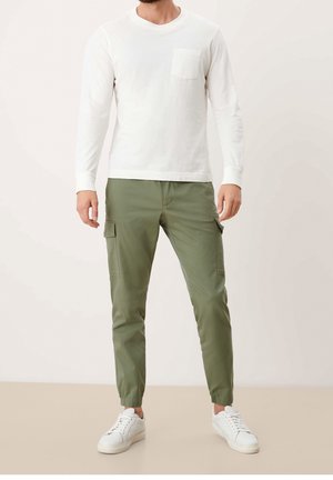Pantalones cargo - dark green