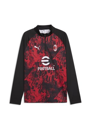 Puma AC MILAN WARM UP 1/4 ZIPTOP - Langarmshirt - for all time red-puma black